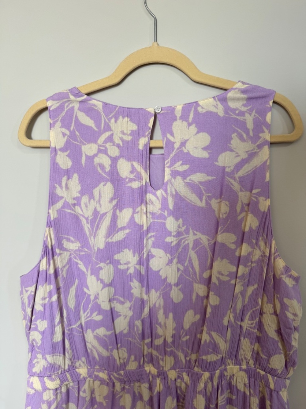 Lane Bryant Light Purple and White Floral Dress - Picture 3 of 5